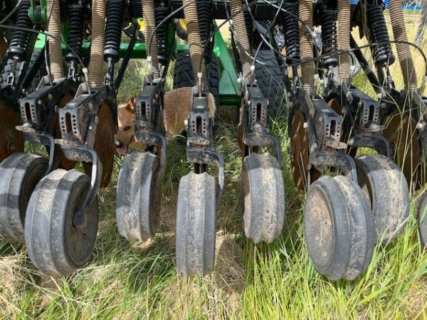 JOHN DEERE 455 DRILL W/TANK, 35' - Image 10